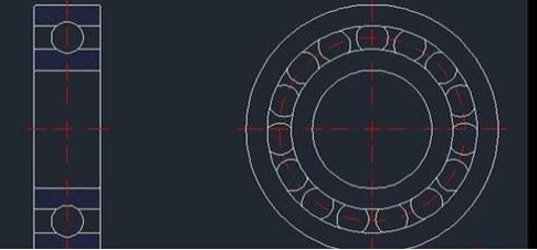 求cad画深沟球轴承技巧?在cad中深沟球轴应该怎么画?