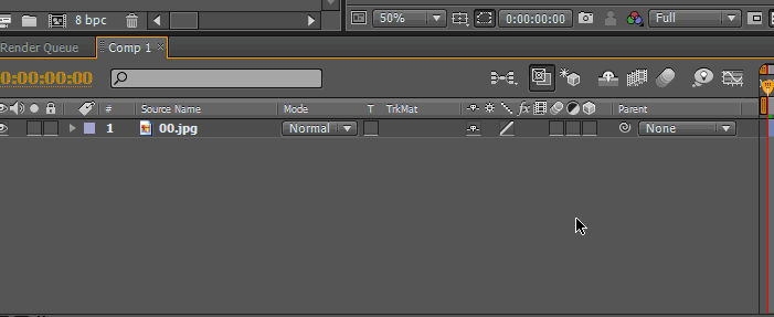 ae两个视频素材设置父级子级的教程