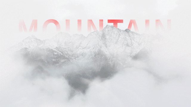 4.通过重新着色可以让云朵匹配不同的背景5.