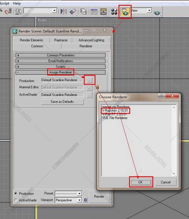 VRay 2.0【vr 2.0】 SP1 for 3dsmax9.0 (32位) 中英文双语切换官方破解版安装图文教程、破解注册方法