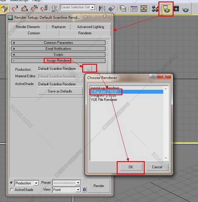 VRay 2.0【vr 2.0】 SP1 for 3dsmax2009 (64位) 中英文双语切换官方破解版安装图文教程、破解注册方法