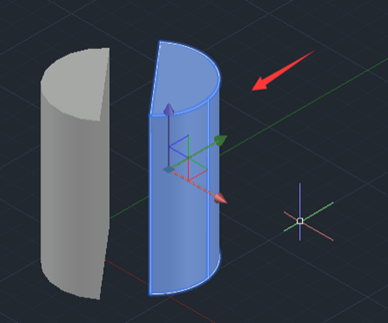 cad怎么剖切圆柱体