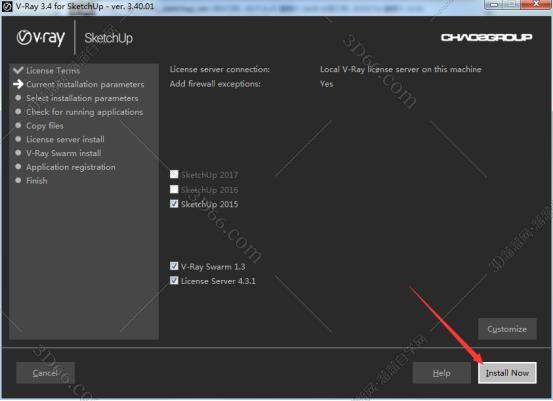 vray3.4 for sketchup【草图大师2015/2016/2017渲染器】顶渲简体中文版安装图文教程、破解注册方法
