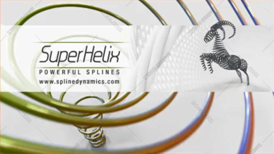 3DMax样条线插件 – SuperHelixPro v1.07 For 2012-2019