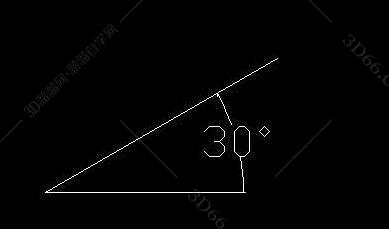 cad30度角怎么画如何用cad画一个30度的角