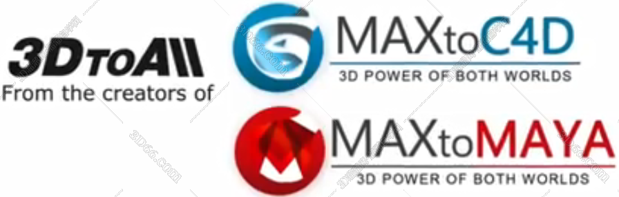 C4DToMax v1.4 – C4D与3DMax场景材质灯光传输插件