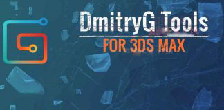 3DsMax建模辅助插件：DmitryG Tools v1.0 For 2016 – 2018+使用教程