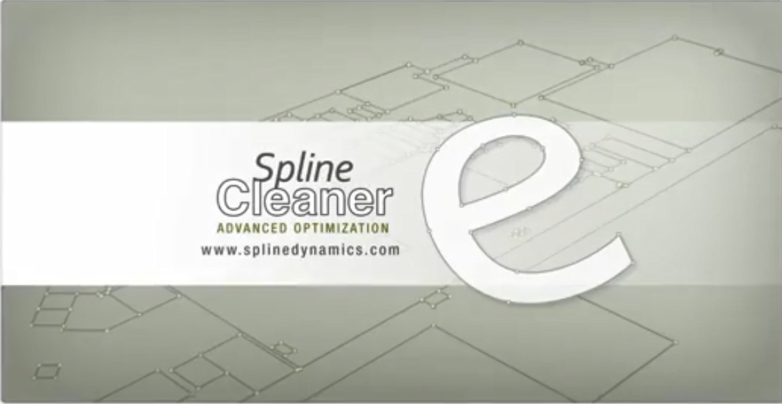 3ds Max 2012-2017高级批量处理样条线脚本Spline Cleaner v1.01