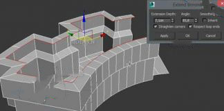 3DsMax2010-2016多边形挤出建模插件Extends Borderrs V1.0