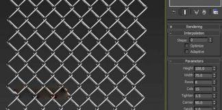 3DMAX MCG Wire Fence v1.01铁丝网快速生成