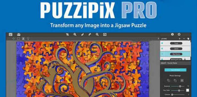 JixiPix公司Photoshop图片拼图特效组件PuzziPix Pro V1.0.4 x86/x64