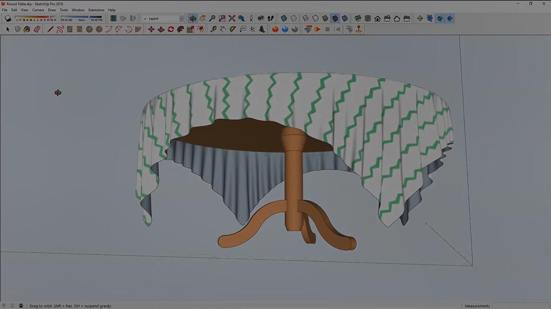 SketchUp草图大师布料模拟插件：ClothWorks v1.5.2