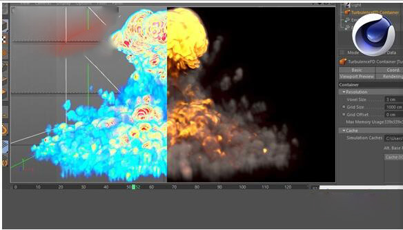 C4D流体插件：TurbulenceFD汉化版插件