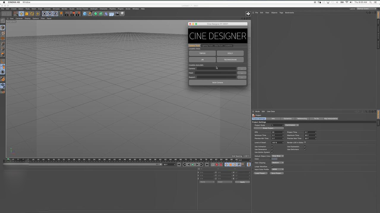 C4D模拟摄影工作室插件：CineDesigner R2 + SetDesigner Alpha