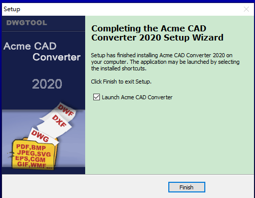 CAD格式版本转换器Acme CAD Converter2020中文版（高版本转低版本）安装图文教程、破解注册方法