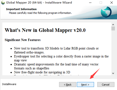 Global Mapper20绿色版【Global Mapper】激活版附带破解补丁安装图文教程、破解注册方法