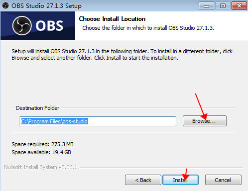OBS Studio 27.1.3【在线直播工具】官方免费版安装图文教程、破解注册方法