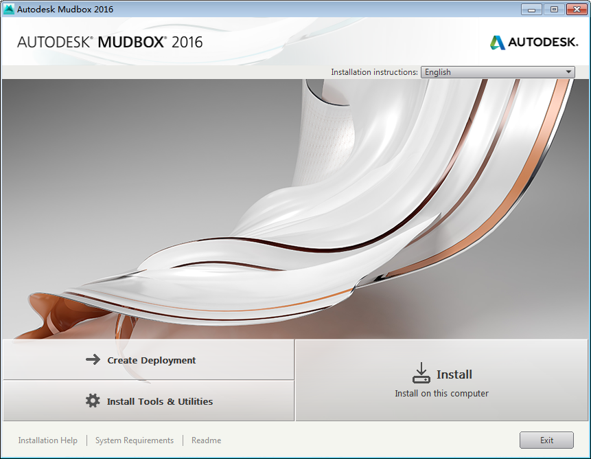 Autodesk mudbox 2016【3D数字雕刻软件】免费中文版下载附注册机安装图文教程、破解注册方法