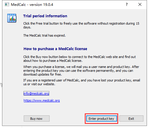 MedCalc 19.0.4【医学统计软件】简体中文破解版安装图文教程、破解注册方法