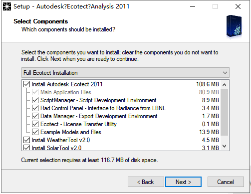 Autodesk Ecotect Analysis 2011【光照分析系统】繁体中文破解版安装图文教程、破解注册方法