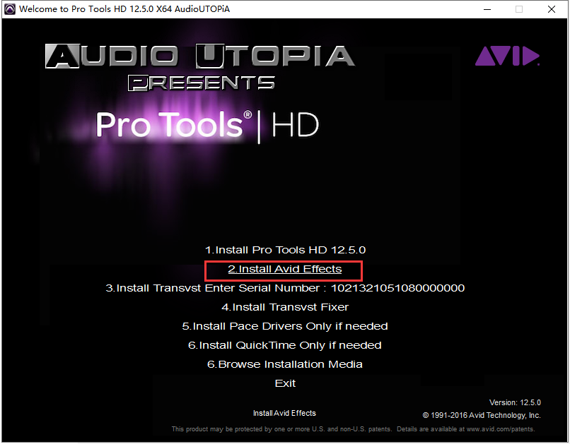 Pro Tools 12.5【音频制作软件】免费破解版安装图文教程、破解注册方法