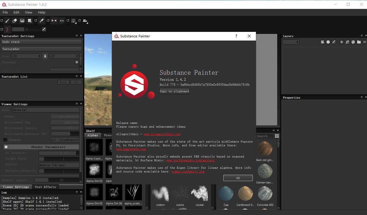 substance painter 1.4.2【贴图绘制软件】英文破解版安装图文教程、破解注册方法
