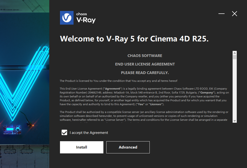 C4D VRay渲染器 5.2【VRay 5.2 for C4D R20-R25】免费汉化破解版下载安装图文教程、破解注册方法