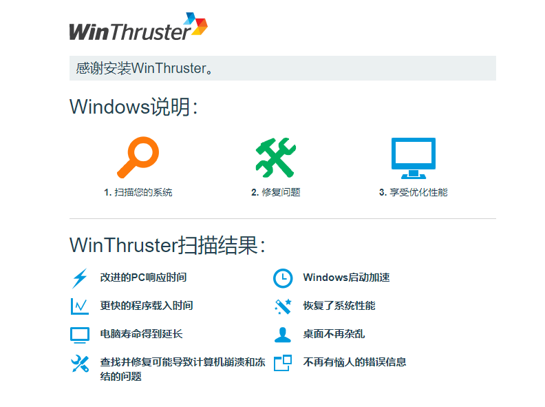 Win Thruster 1.79【注册表清理工具】中文破解版安装图文教程、破解注册方法