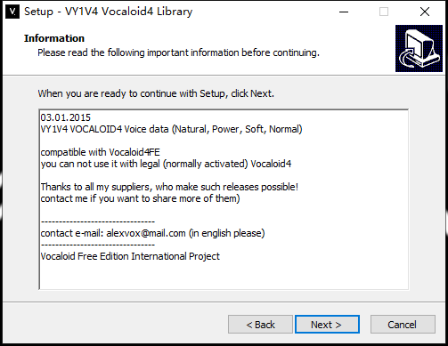 Vocaloid 4【VOCALOID4 Editor】汉化破解版安装图文教程、破解注册方法