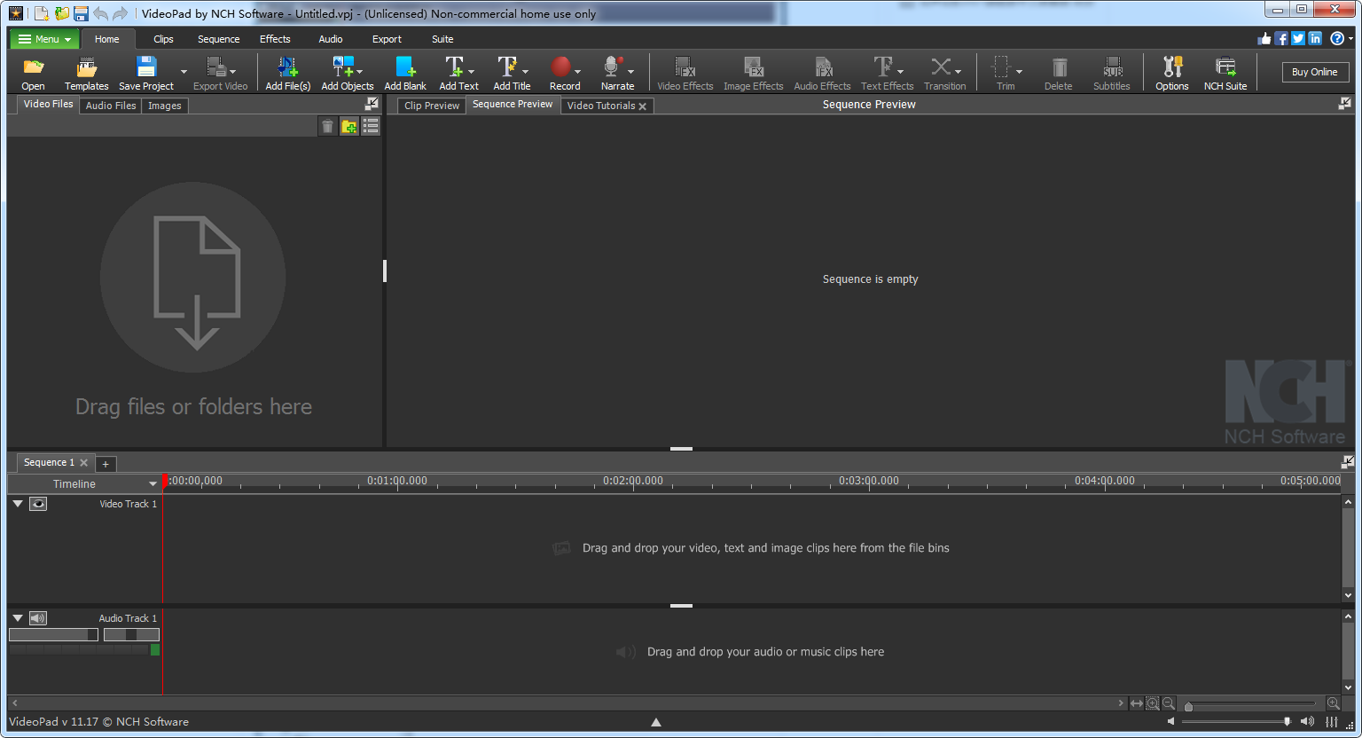 VideoPad Video Editor v11.17【视频编辑器】官方版下载安装图文教程、破解注册方法