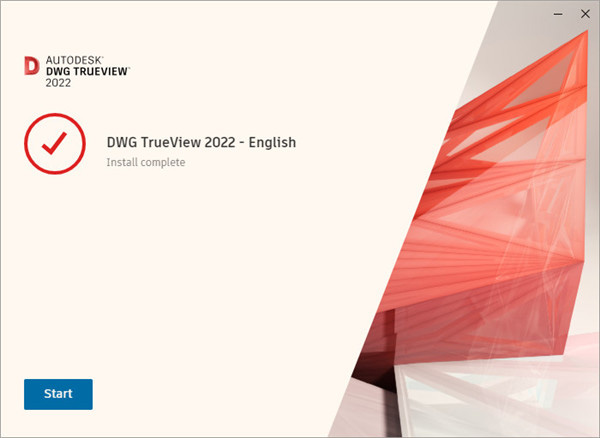 Autodesk DWG TrueView 2022【CAD看图软件】英文破解版下载安装图文教程、破解注册方法