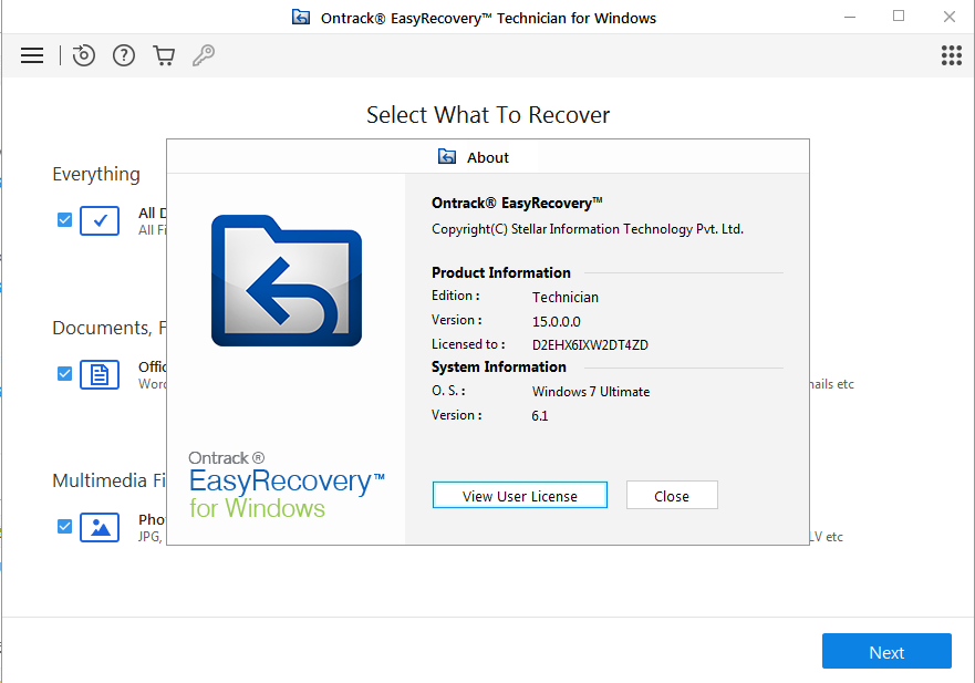 Ontrack EasyRecovery v15.0【硬盘数据恢复软件】免费破解版下载安装图文教程、破解注册方法