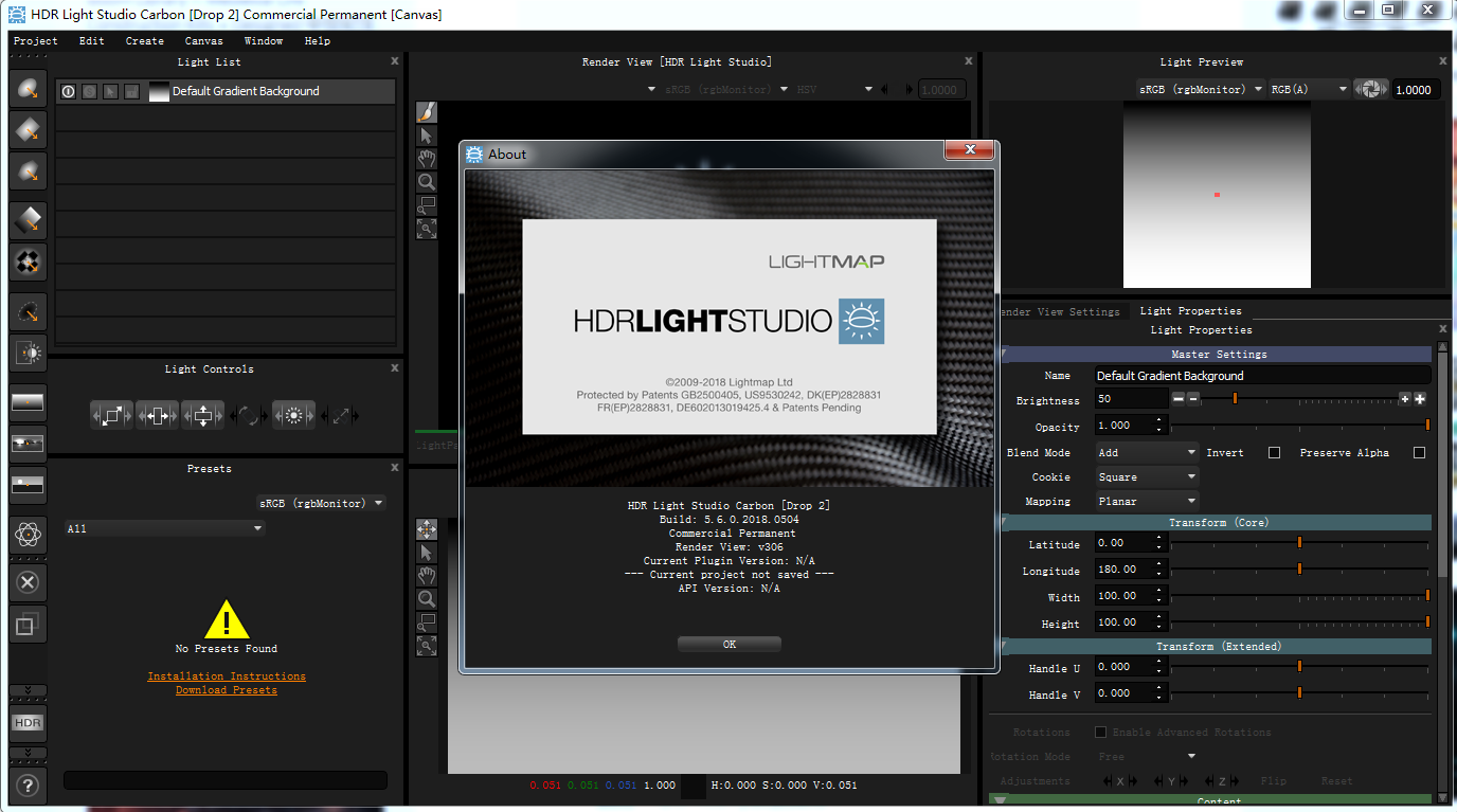 Lightmap HDRLightStudio Carbon 5.6.0【三维渲染室内摄影棚灯光HDR环境软件】破解版下载安装图文教程、破解注册方法