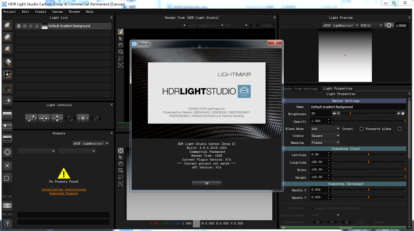 Lightmap HDRLightStudio Carbon 5.8.0【三维渲染室内摄影棚灯光HDR环境软件】破解版下载安装图文教程、破解注册方法