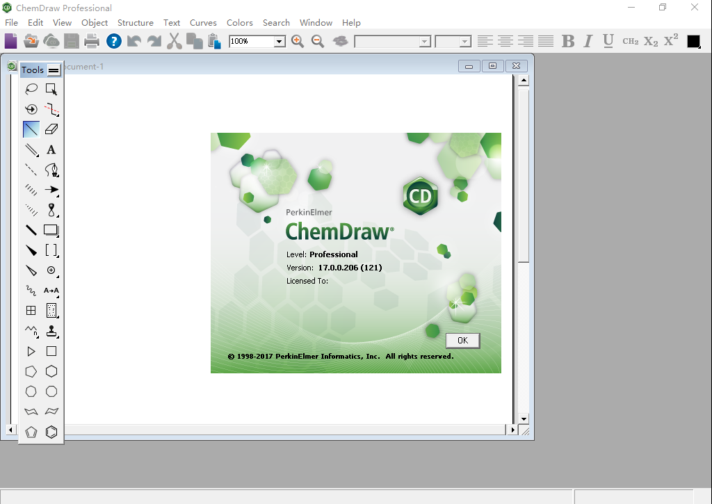 ChemDraw 17【化学绘图套件】免费破解版下载 附安装教程安装图文教程、破解注册方法