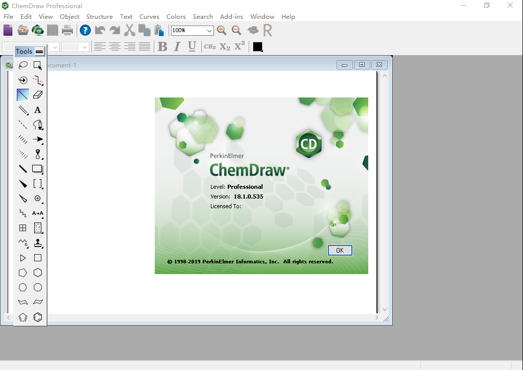 ChemDraw Professional 18【化学绘图软件】免费英文版下载安装图文教程、破解注册方法