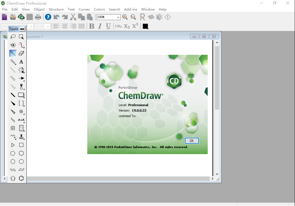 ChemDraw 19【化学绘图软件】绿色破解版下载 附安装教程安装图文教程、破解注册方法