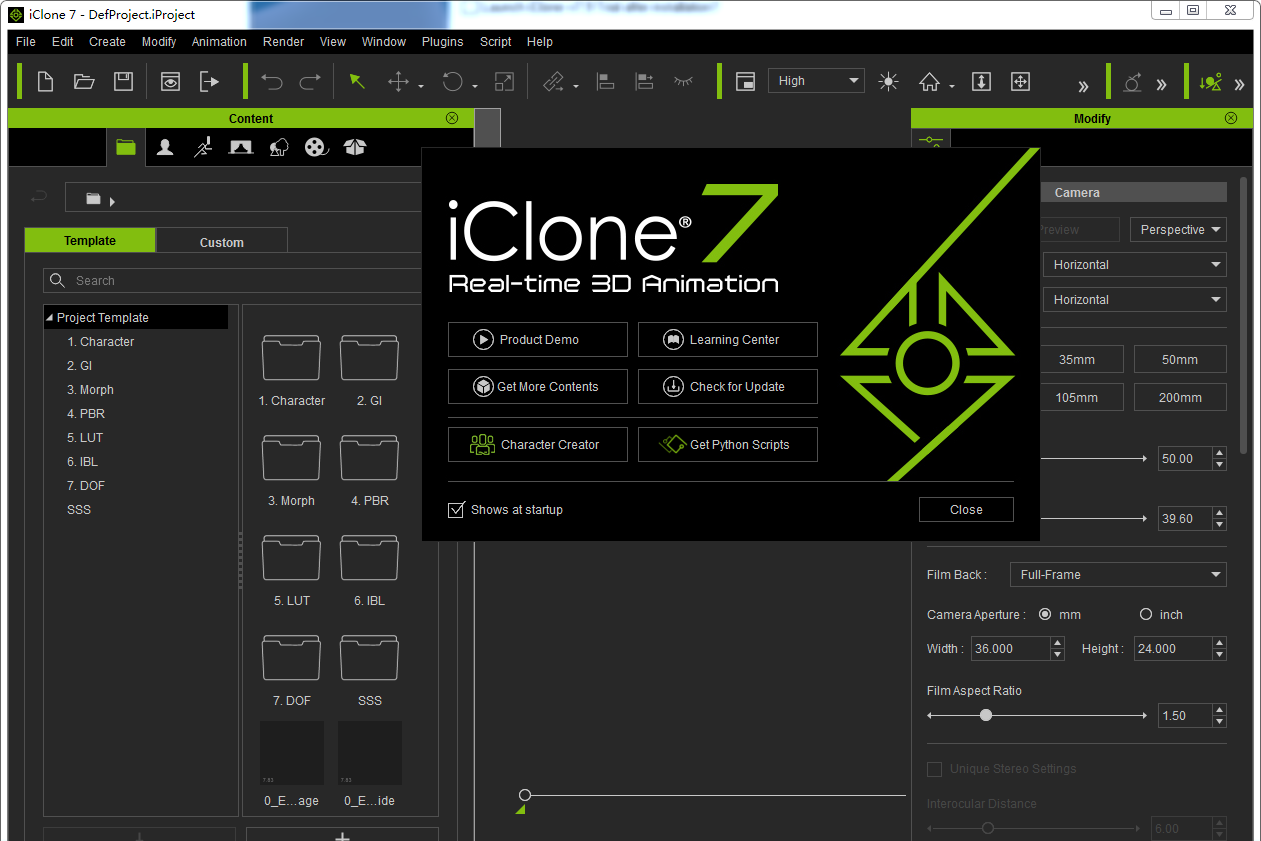 Reallusion iClone Pro 7.9【3D动画制作软件v7.9.5124.1】英文破解版 附安装教程安装图文教程、破解注册方法