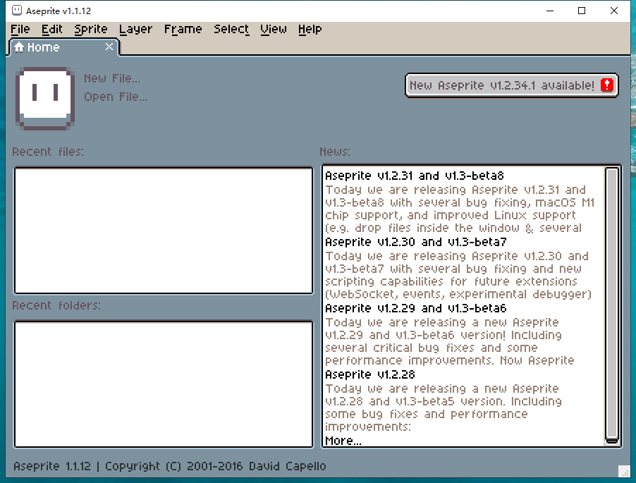 Aseprite v1.1.12【像素动画制作软件】绿色免费版安装图文教程、破解注册方法