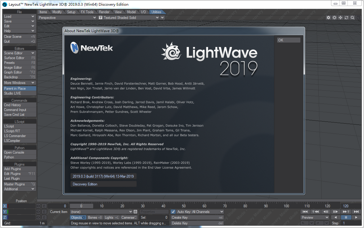 LightWave 3D 2019【绿色破解版】三维动画制作软件v2019.0.3下载安装图文教程、破解注册方法