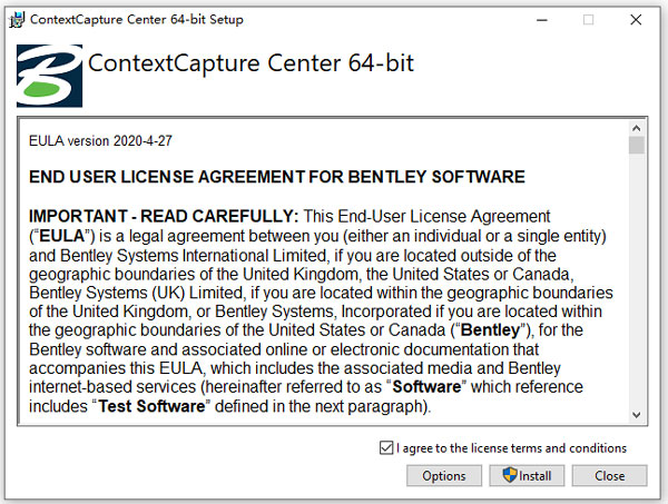 bentley contextcapture center v10.18.00.232【英文破解版】下载安装图文教程、破解注册方法