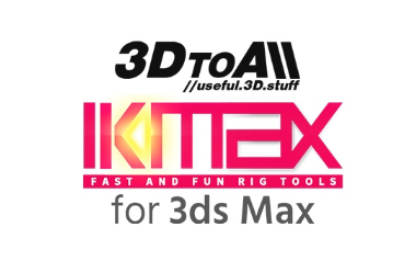 【3DMAX插件】一键IK绑定插件神器3DtoAll IKMAX v1.72 for 3ds Max 2015-2022破解版下载