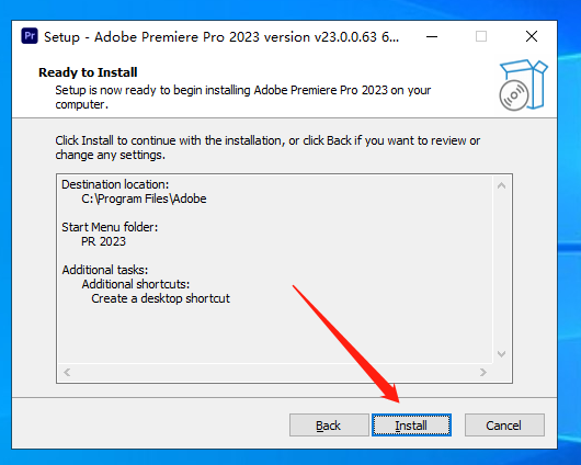 Adobe Premiere Pro 2023 v23.5.0.56 downloading