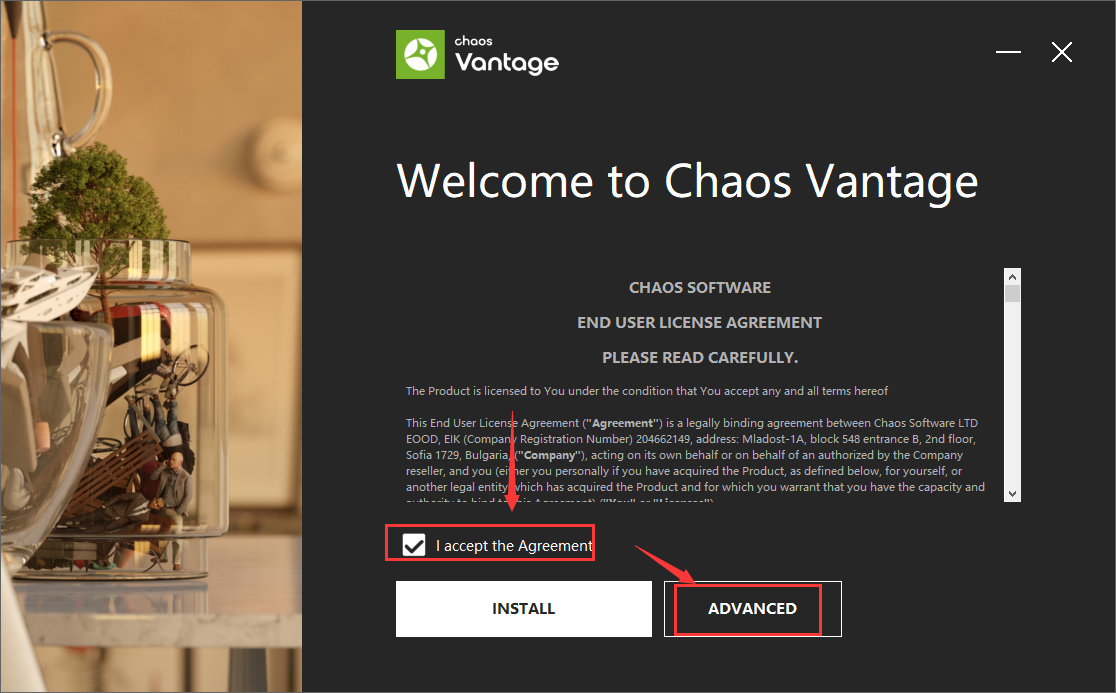【实时光线追踪渲染软件免费下载】Chaos Vantage v1.8.4英文破解版+破解补丁安装图文教程、破解注册方法