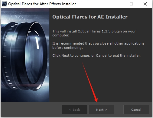 optical flares1.3.5【AE镜头光晕插件】破解版安装图文教程、破解注册方法