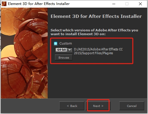 Element 3D v1.6.2【AE特效插件】E3D 免费破解版安装图文教程、破解注册方法