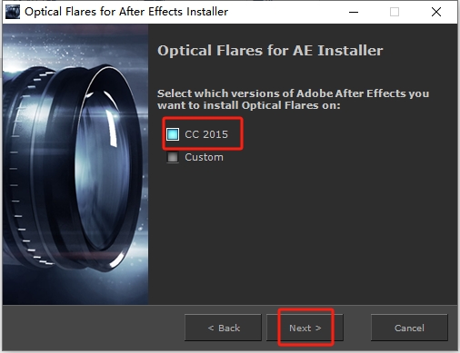 optical flares1.3.5【AE镜头光晕插件】破解版安装图文教程、破解注册方法