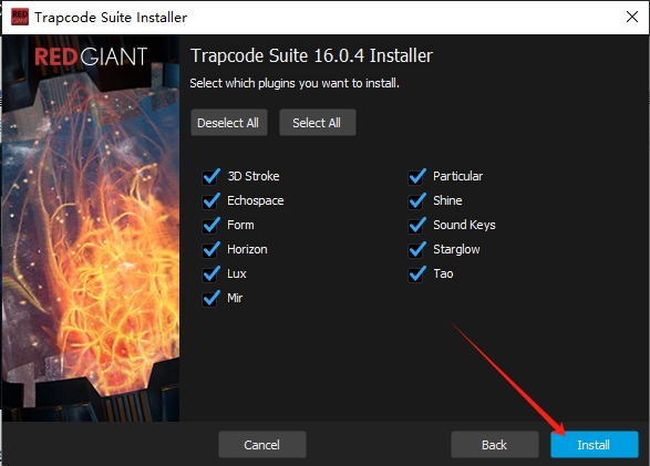 AE插件红巨星粒子套装：Red Giant Trapcode Suite 16.0.4(含序列号)免费下载安装图文教程、破解注册方法