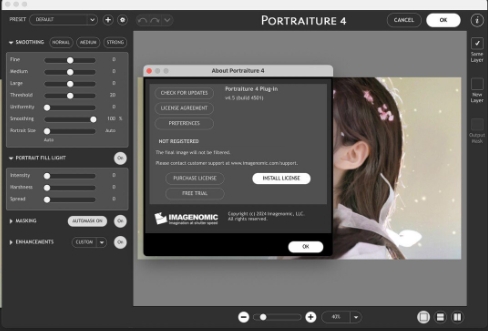 ps智能磨皮滤镜插件：Imagenomic Portraiture 4.5 (4501)破解版