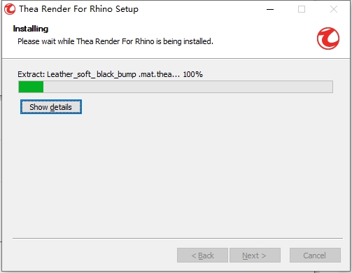 Thea Render v3.5 for Rhino 6-8英文激活版安装图文教程